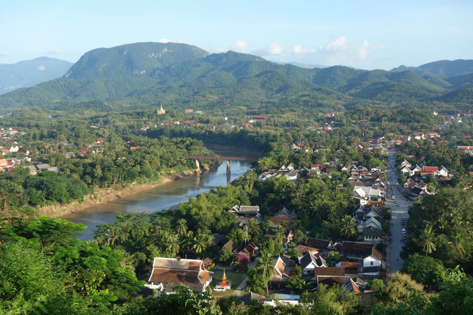 Overview of riverside in Luang Prabang, Laos (Photos by Unsplash)
